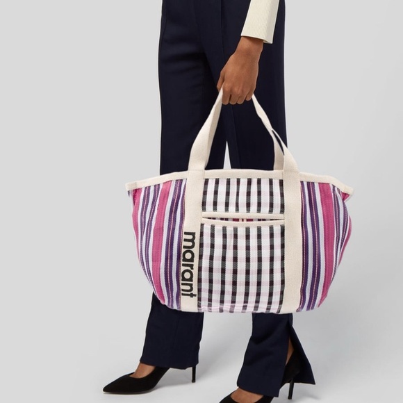 Isabel Marant Darwen Striped Tote - Picture 1 of 10